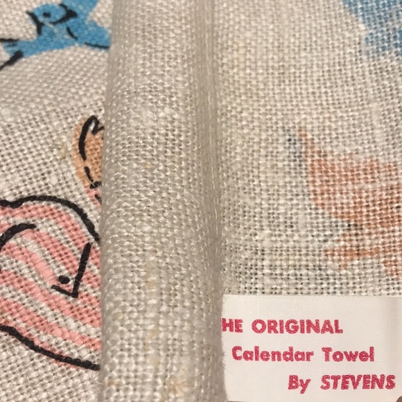 1950 Stevens Linen Bedtime Prayer Banner EUC - Picture 15 of 17